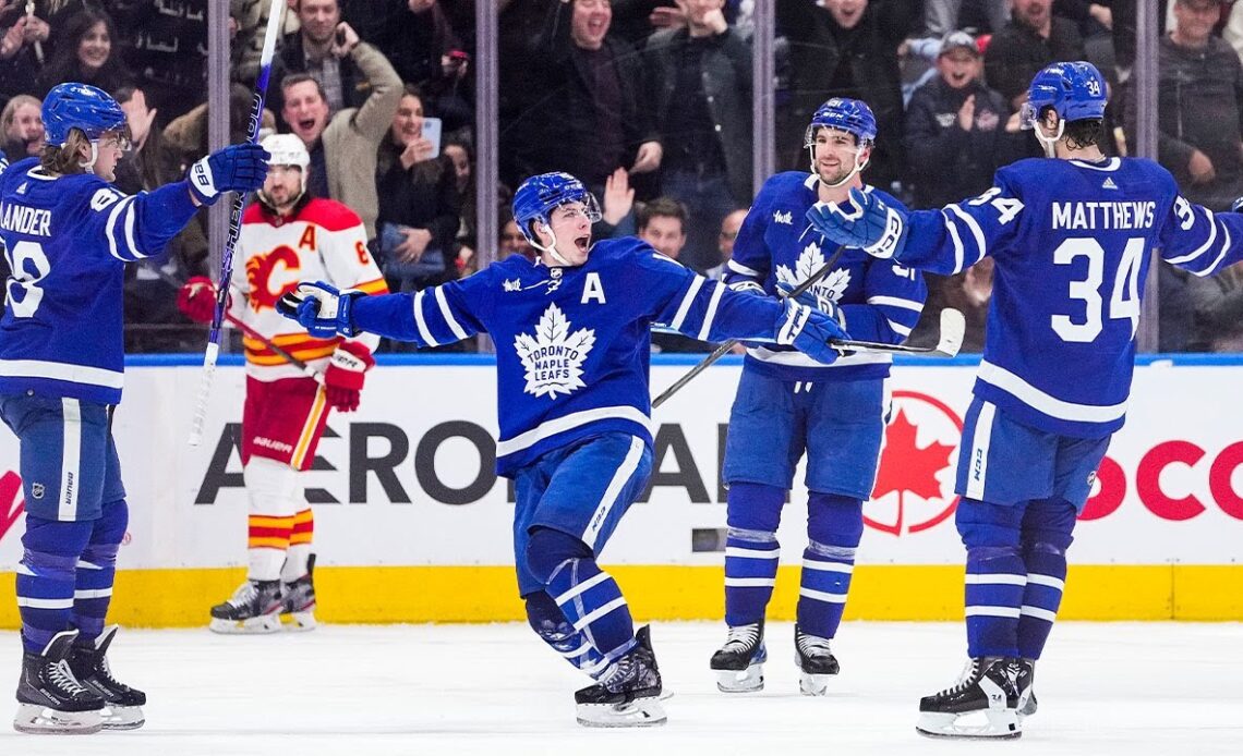 Marner puts an exclamation mark on the Leafs point streak❗️