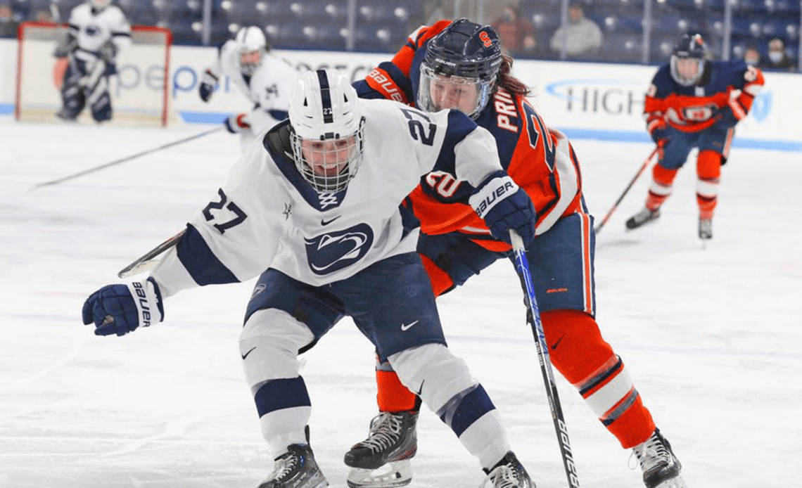 No. 12/12 Women's Hockey to Host Syracuse for CHA Series