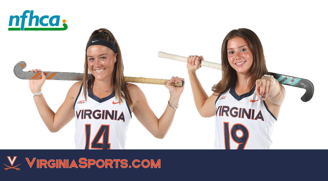 Virginia Field Hockey | McDonough and Mendez-Trendler Named NFHCA All-Americans