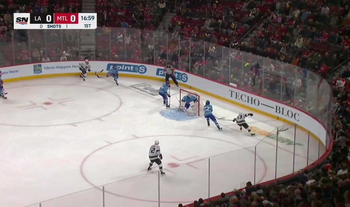 a Goalie Save from Montreal Canadiens vs. Los Angeles Kings