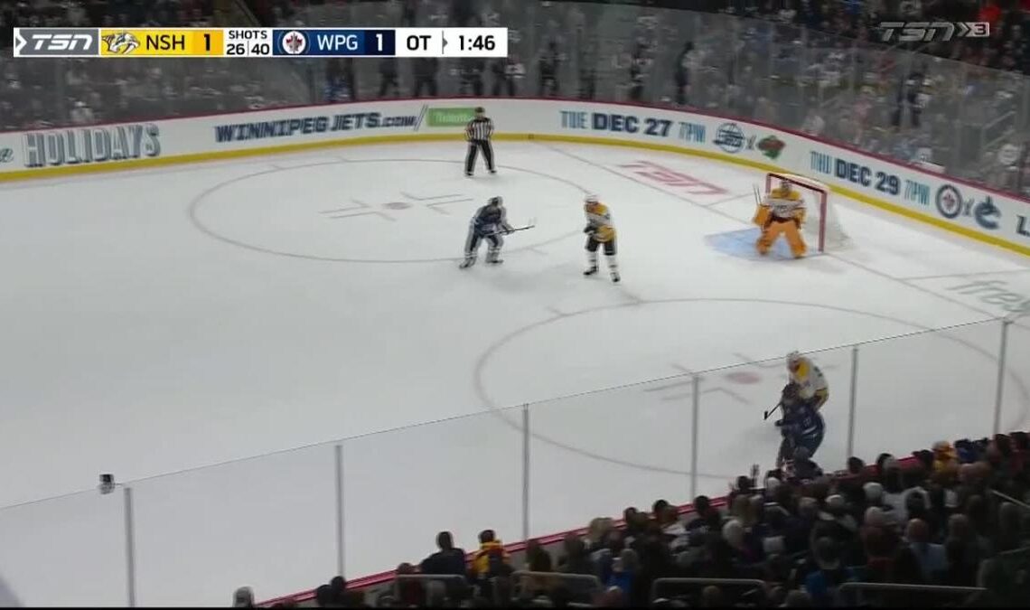 a Spectacular Goal from Winnipeg Jets vs. Nashville Predators