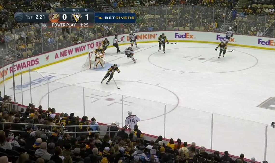 Adam Henrique with a Goal vs. Pittsburgh Penguins