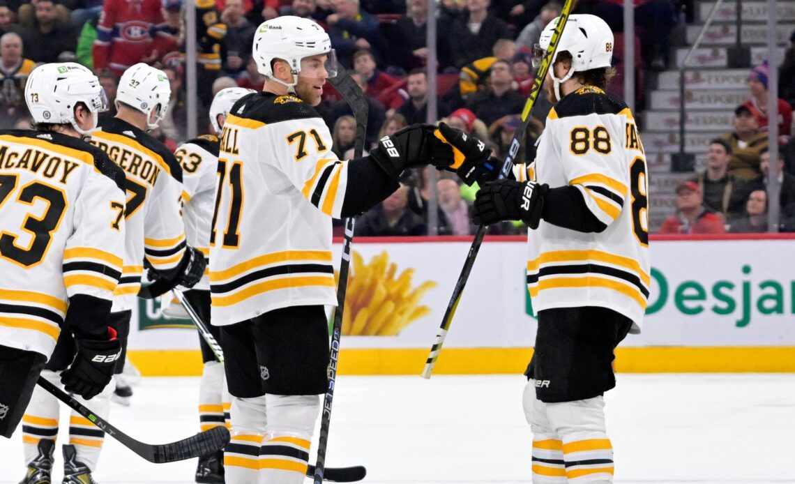 Bergeron's late winner lifts Bruins past Canadiens for 6th straight victory