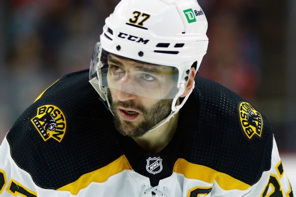 Bruins have discussed resting captain Patrice Bergeron