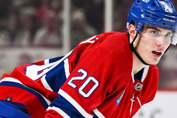 Canadiens' No. 1 overall pick Juraj Slafkovsky out 3 months