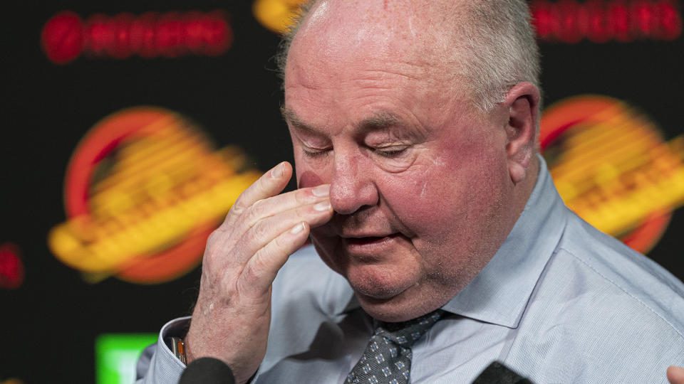 Bruce Boudreau is out as head coach of the Vancouver Canucks after weeks of speculation. (Photo by Rich Lam/Getty Images)