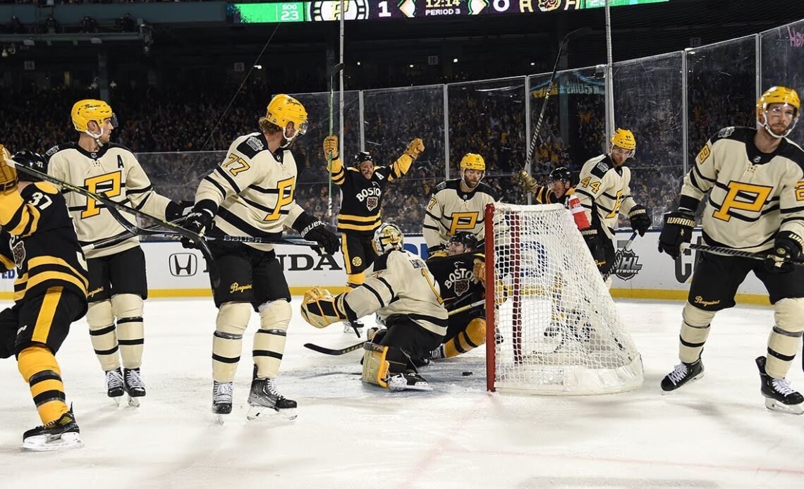 DeBrusk ties the Winter Classic at 1!