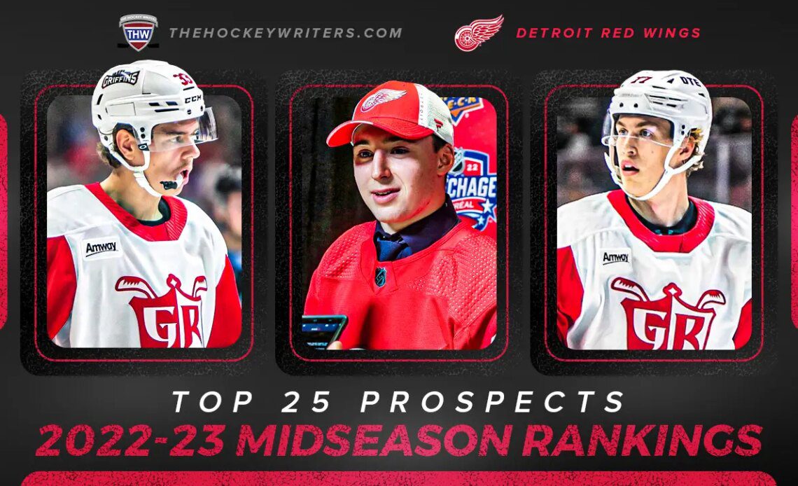 Detroit Red Wings Top 25 Prospects: 2022-23 Midseason Rankings Simon Edvinsson, Marco Kasper, Albert Johansson