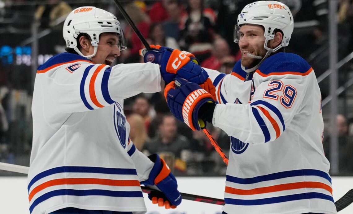 Draisaitl scores twice, leads Oilers past Golden Knights for 3rd straight win