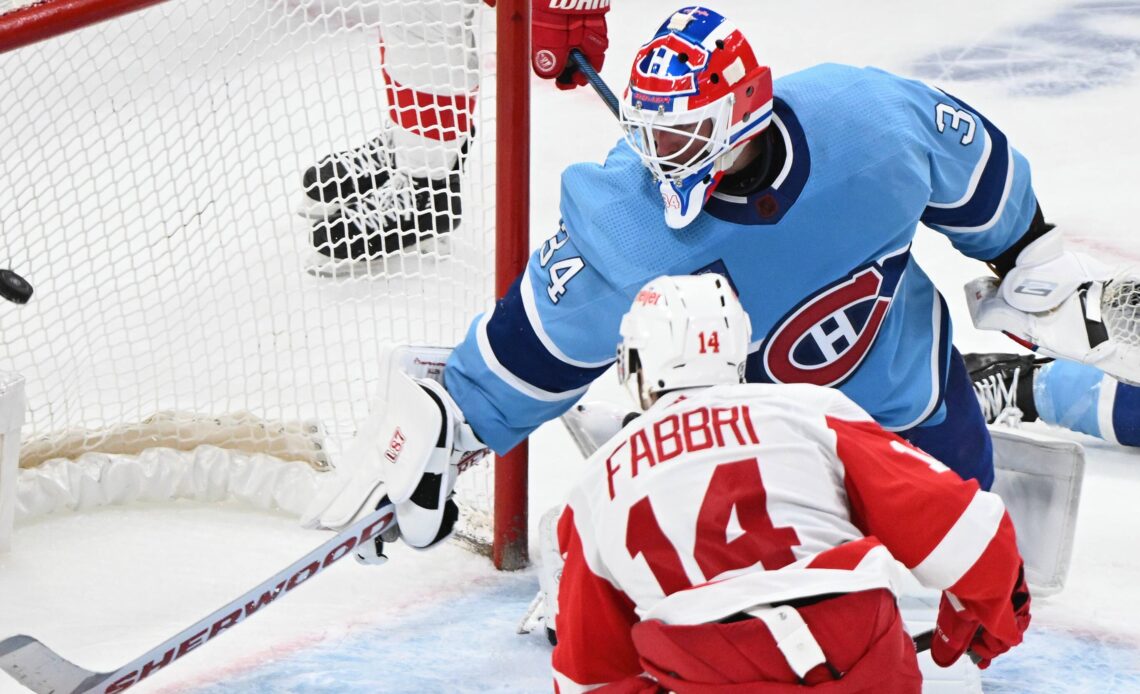 Fabbri scores OT winner to lift Red Wings over Canadiens