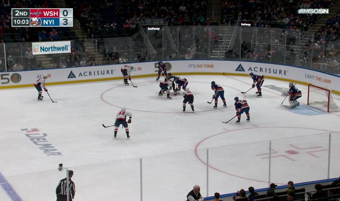 Garnet Hathaway with a Goal vs. New York Islanders