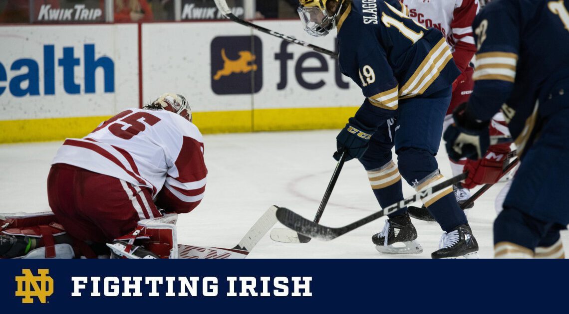 Hockey Falls At Wisconsin Friday – Notre Dame Fighting Irish – Official Athletics Website