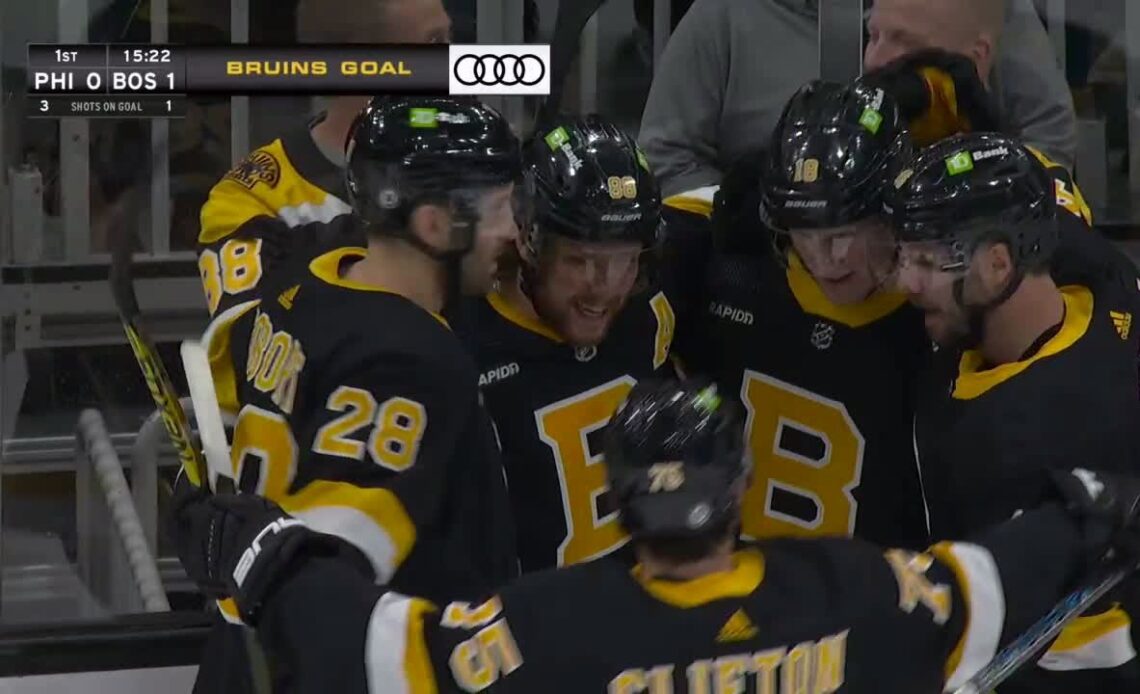 Krejci's 1000th-game magic leads to Pastrnak goal