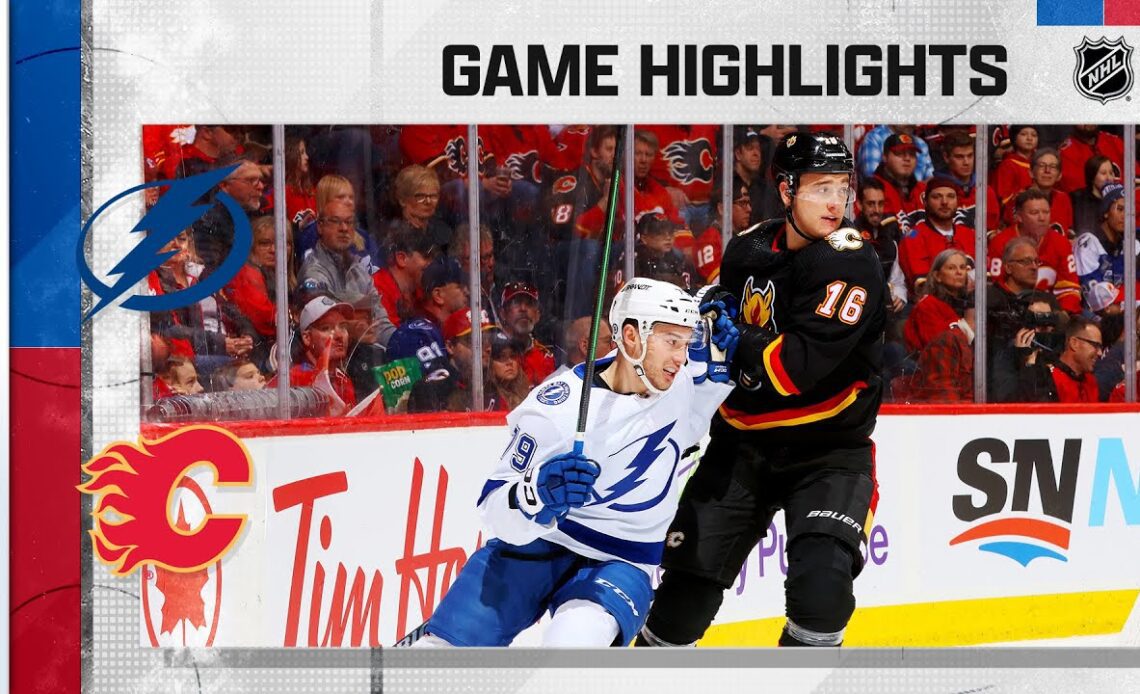 Lightning @ Flames 1/21 | NHL Highlights 2023