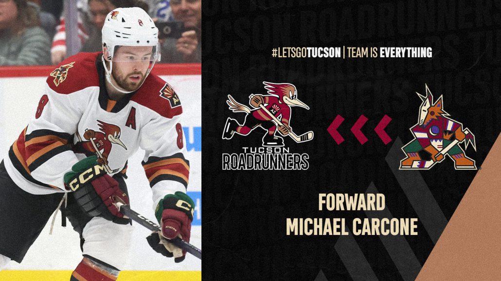 Mike Carcone Assigned To Roadrunners