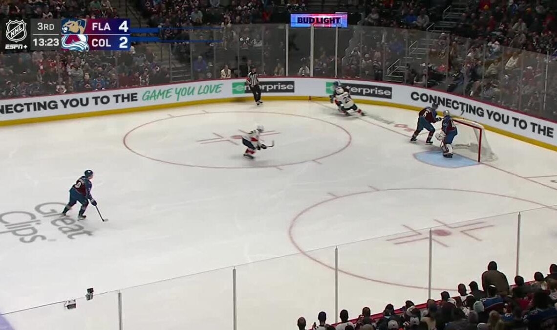 Nathan MacKinnon with a Goal vs. Florida Panthers