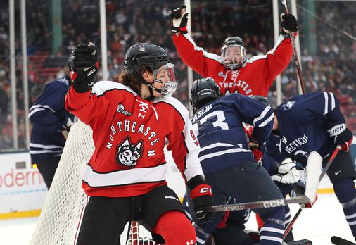 Northeastern, Boston College men’s hockey teams come up winners at Frozen Fenway