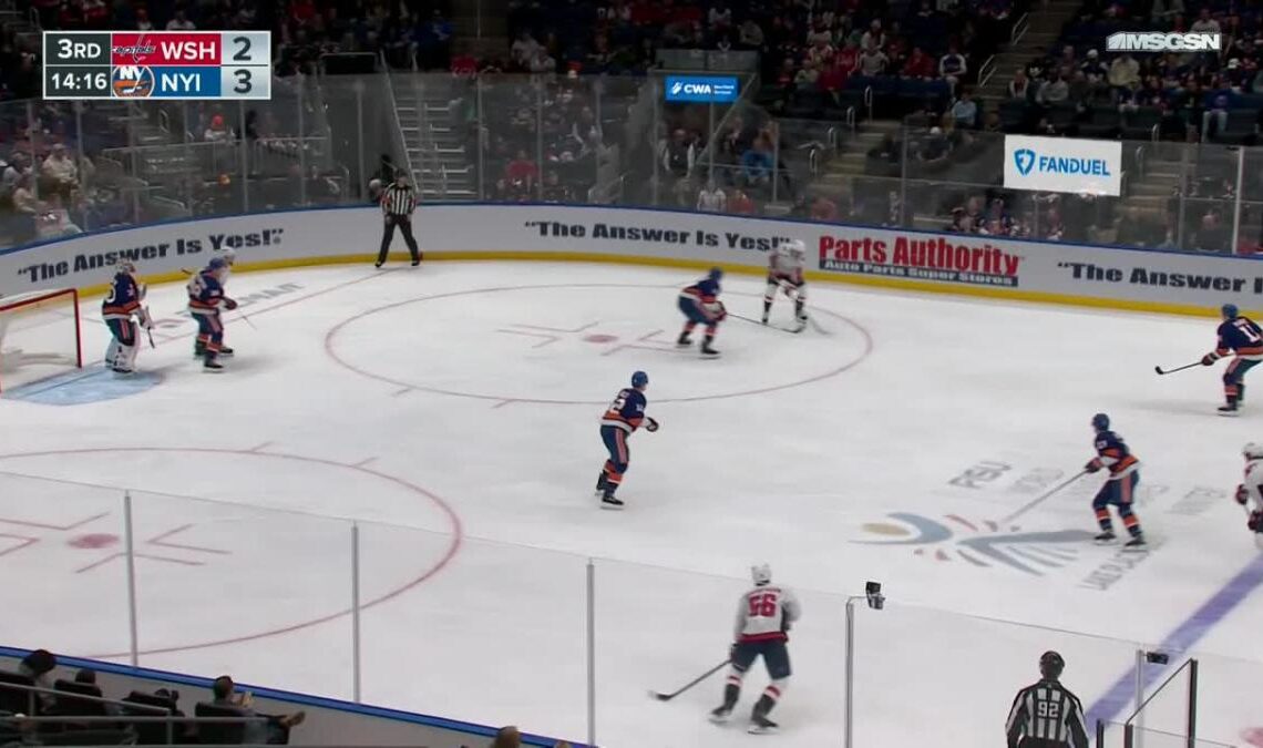 T.J. Oshie with a Goal vs. New York Islanders
