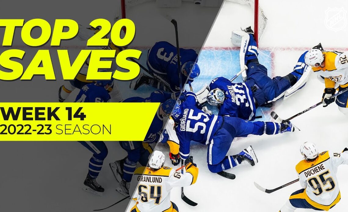 The Best NHL Saves of Week 14 | Murray, Markstrom, Ullmark | 2022-23 Season