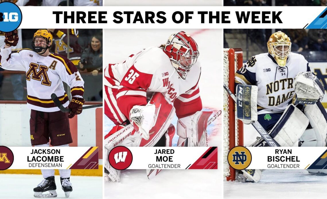 Three Stars Honors Go to Minnesota, Notre Dame and Wisconsin