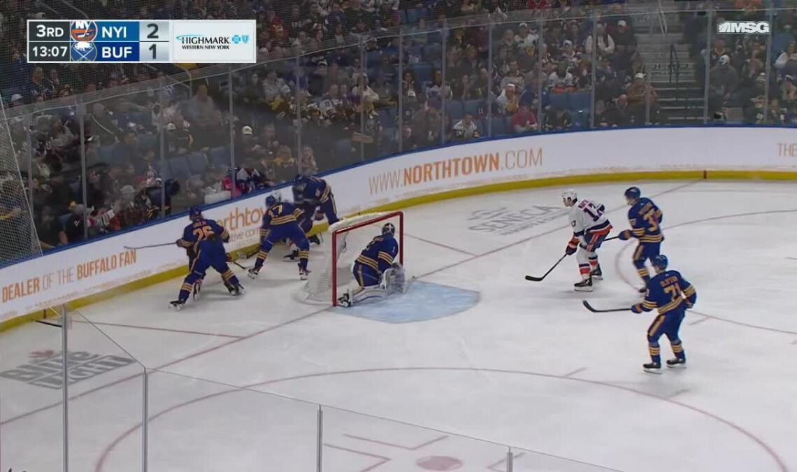 Ukko-Pekka Luukkonen with a Spectacular Goalie Save vs. New York Islanders