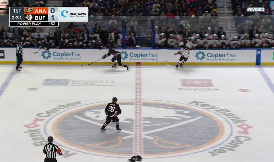 a Goal from Buffalo Sabres vs. Anaheim Ducks