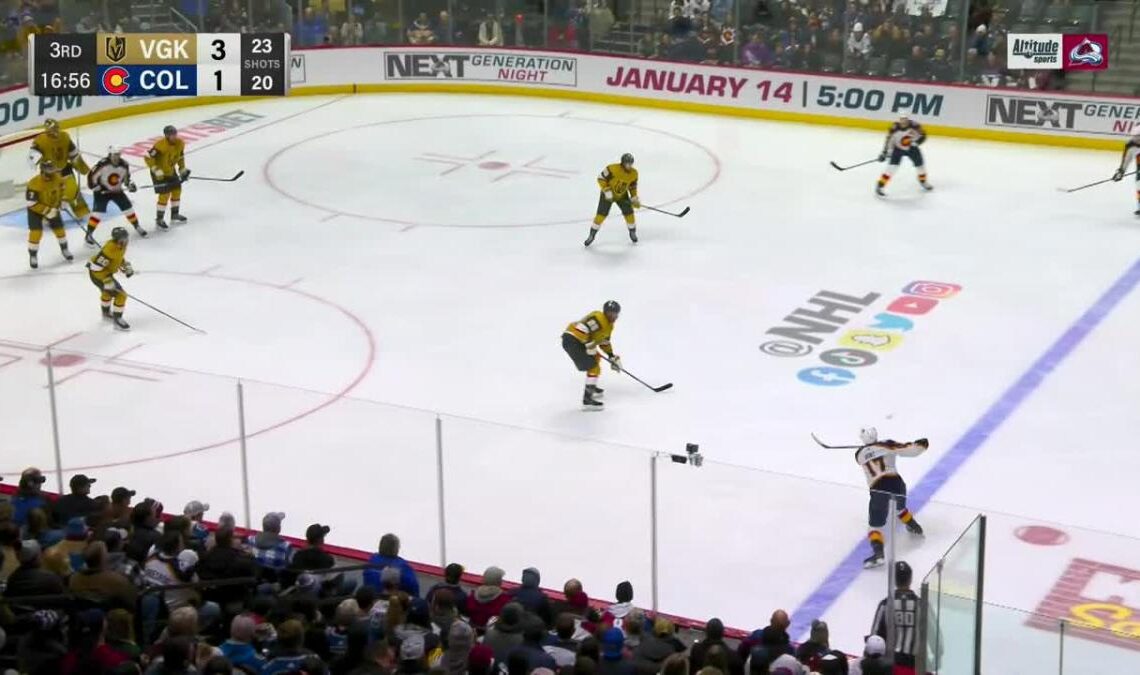 a Spectacular Goalie Save from Colorado Avalanche vs. Vegas Golden Knights