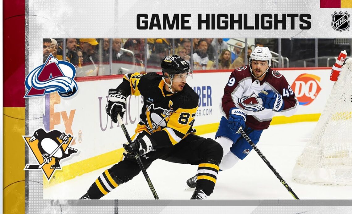Avalanche @ Penguins 2/7 | NHL Highlights 2023