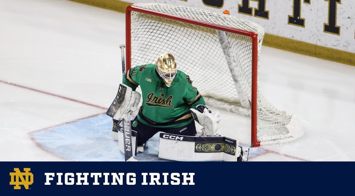 Irish Netminder Named Mike Richter Semifinalist – Notre Dame Fighting Irish – Official Athletics Website