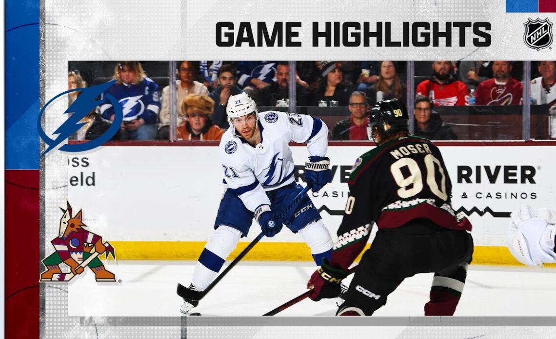 Lightning @ Coyotes 2/15 | NHL Highlights 2023