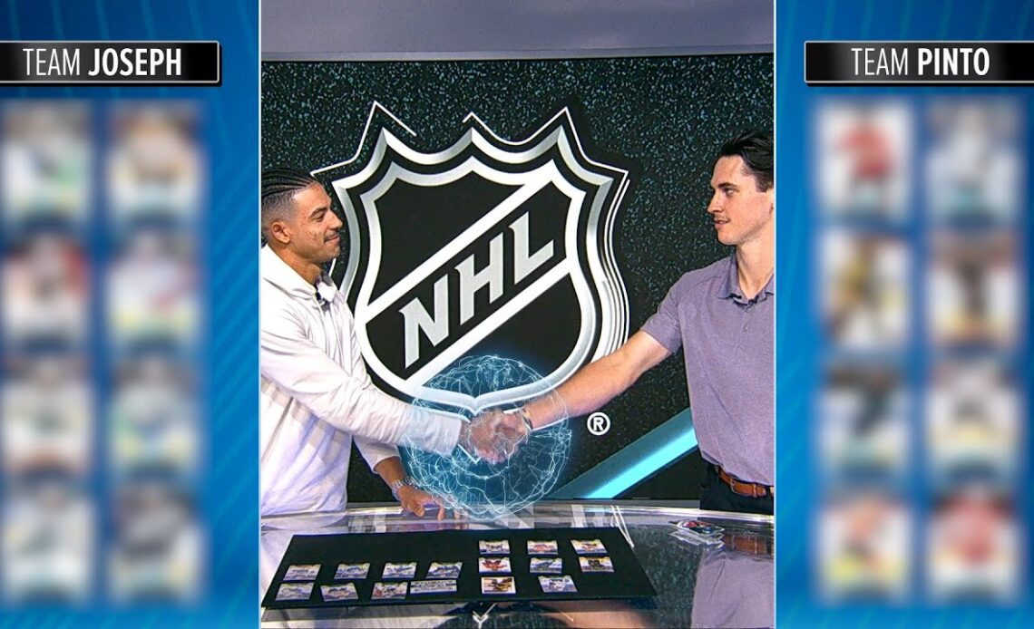 NHL Card Breaks: Shane Pinto and Mathieu Joseph