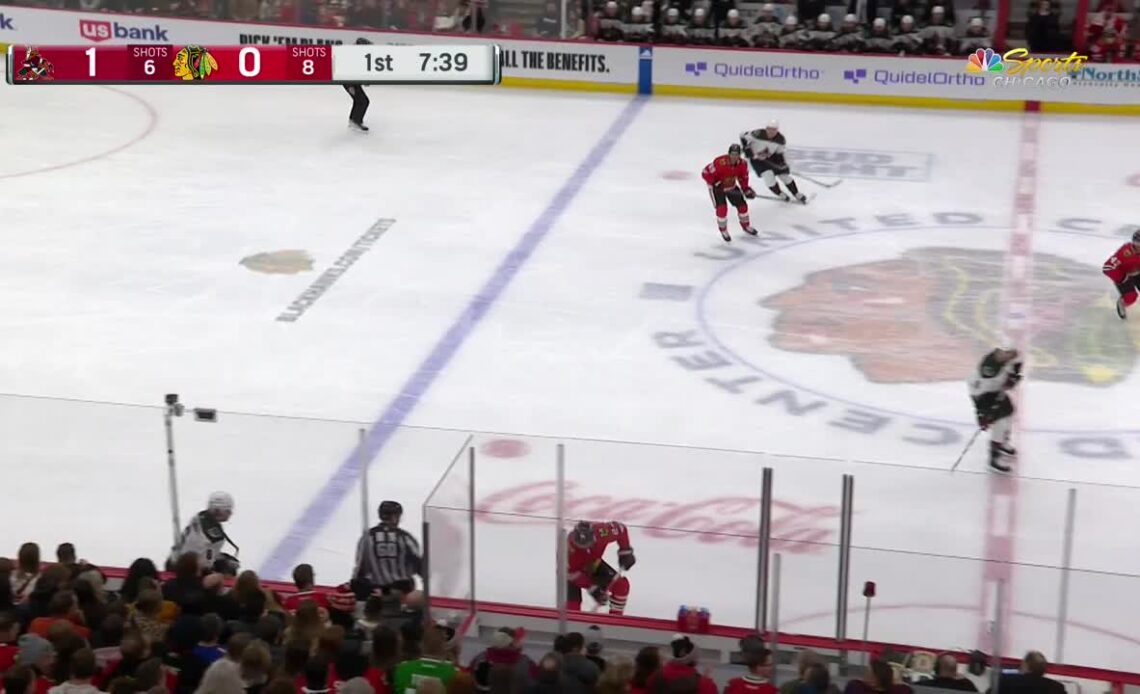 Nick Schmaltz with a Goal vs. Chicago Blackhawks