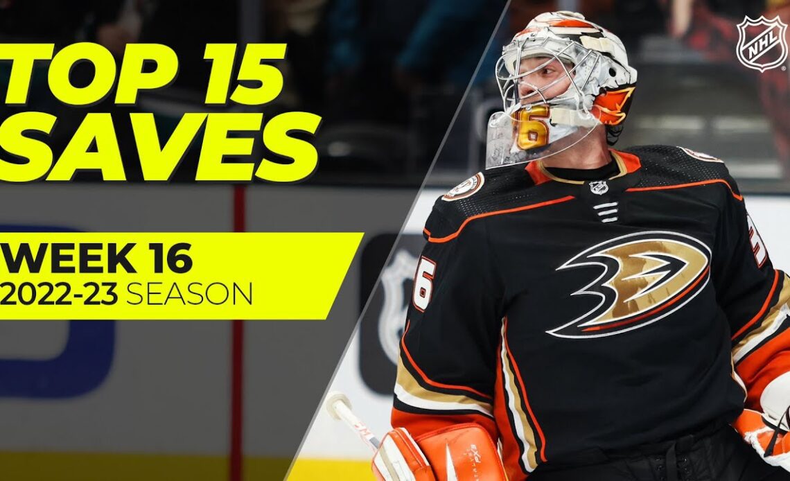 The Best Saves from Week 16 | Gibson, Varlamov, Vanecek | 2022-23 NHL Season