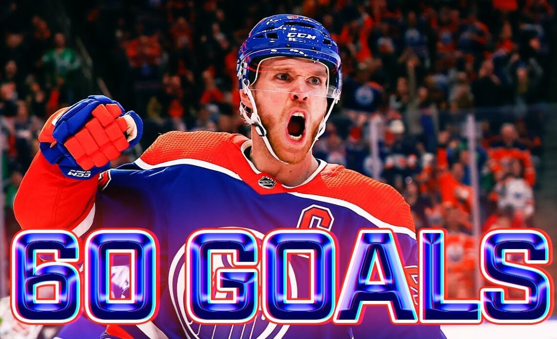 All 60 McDavid goals in 72 games! 🚨