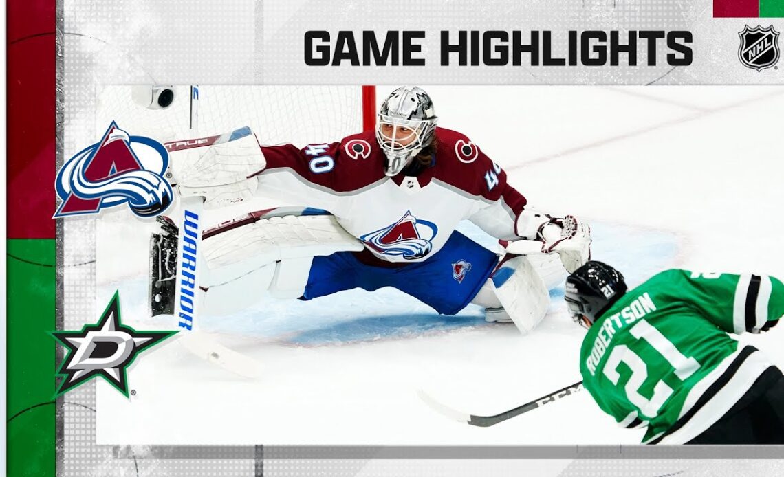 Avalanche @ Stars 3/4 | NHL Highlights 2023