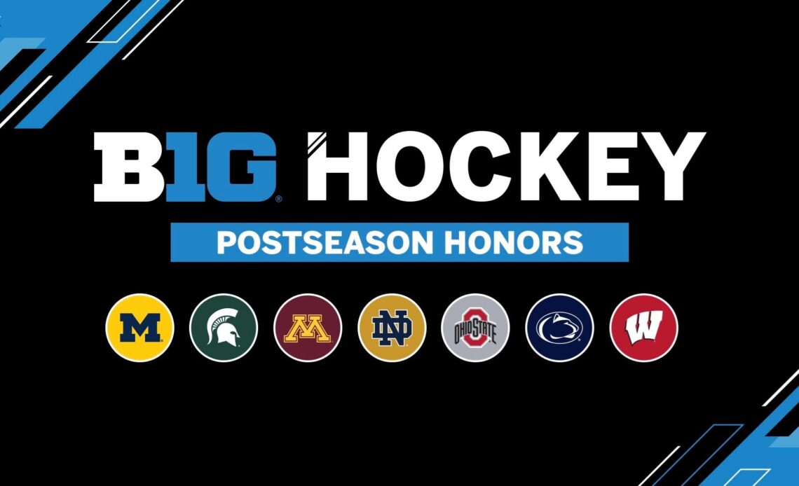 Big Ten Hockey Postseason Honors Announced