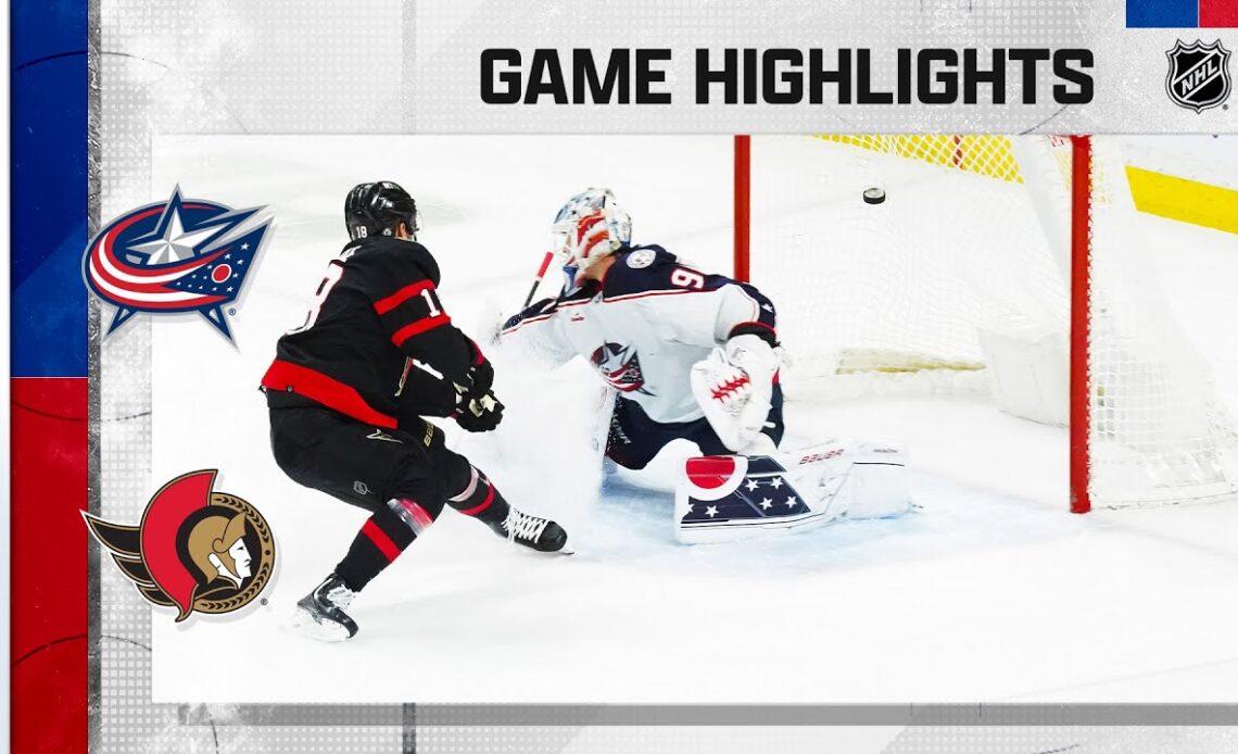 Blue Jackets @ Senators 3/4 | NHL Highlights 2023