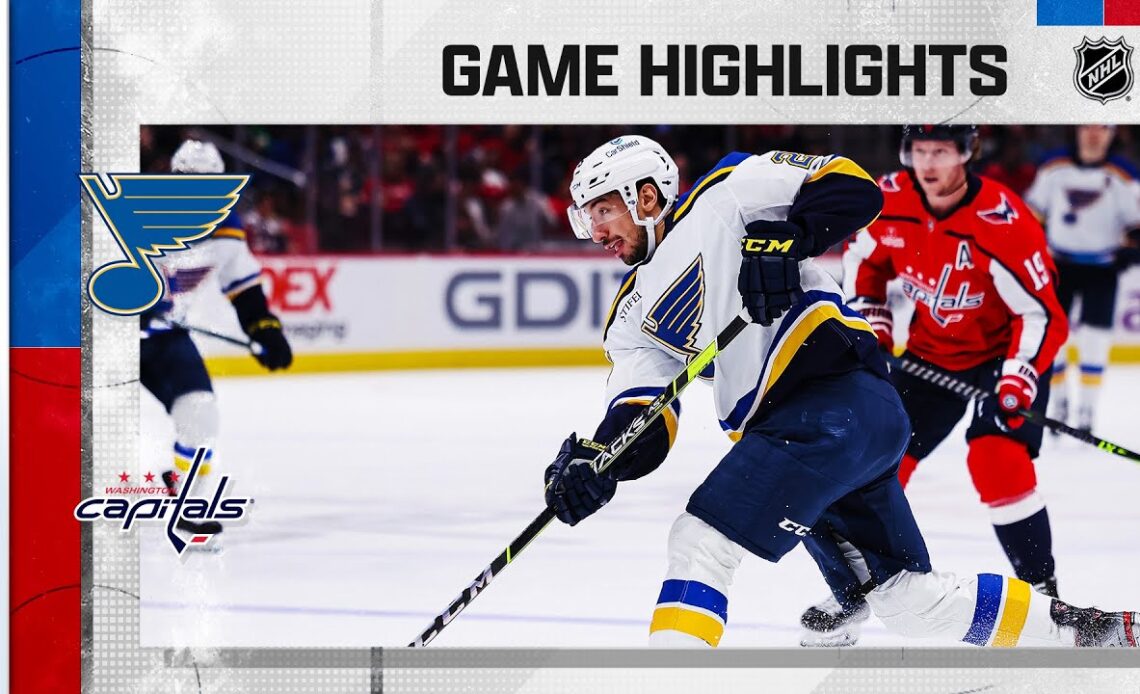 Blues @ Capitals 3/17 | NHL Highlights 2023