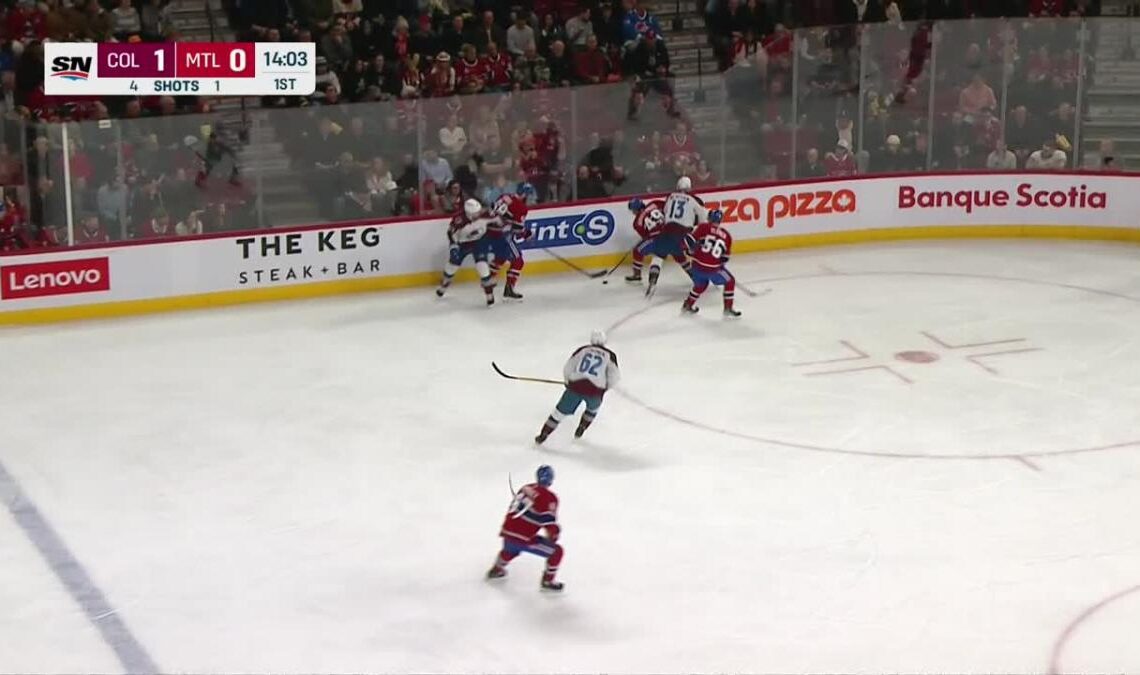 Bowen Byram with a Goal vs. Montreal Canadiens