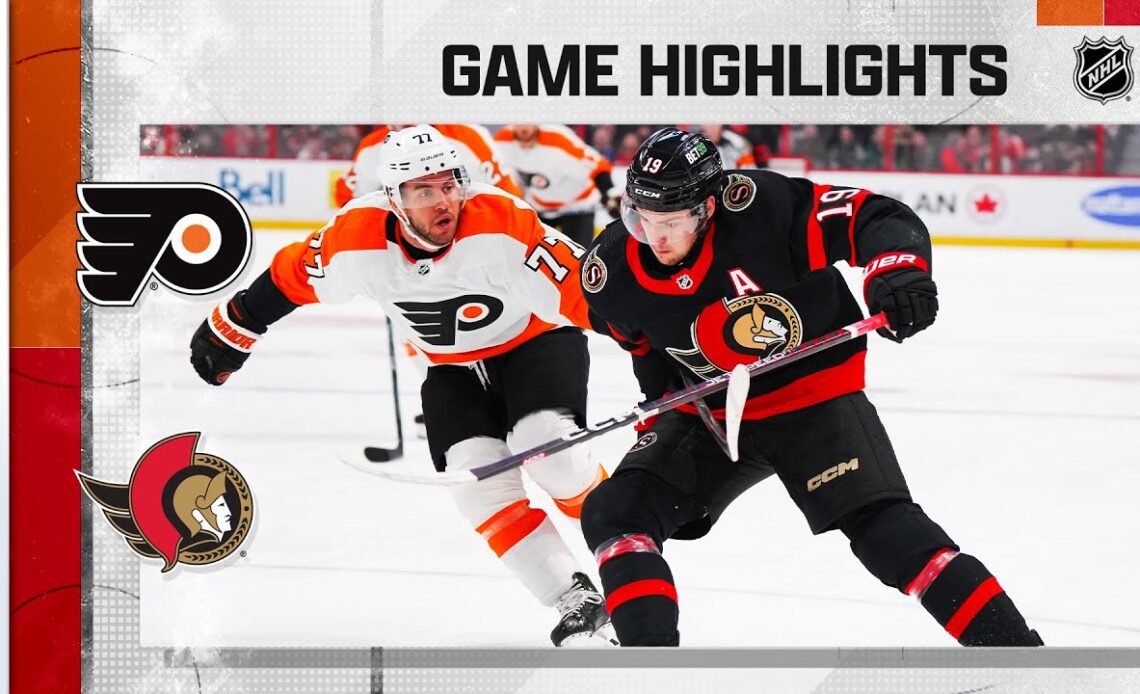 Flyers @ Senators 3/30 | NHL Highlights 2023