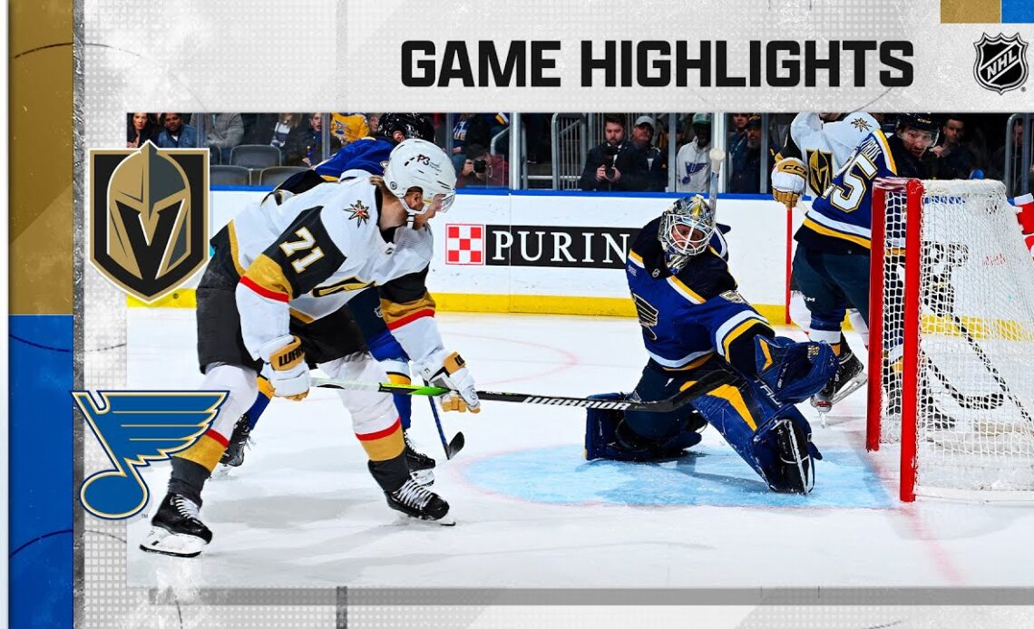 Golden Knights @ Blues 3/12 | NHL Highlights 2023