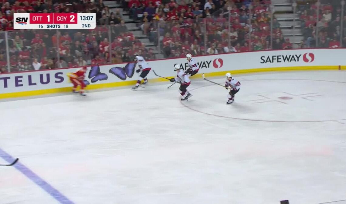 Jonathan Huberdeau with a Goal vs. Ottawa Senators