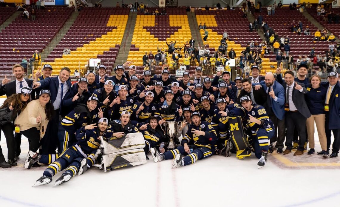 Michigan Captures Big Ten Hockey Tournament Championship