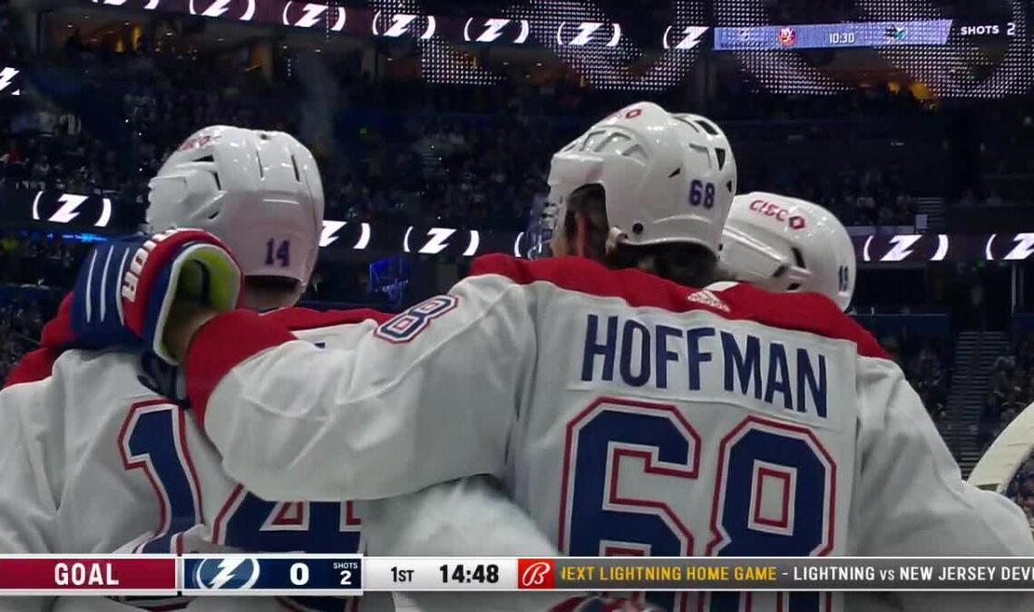 Mike Hoffman with a Goal vs. Tampa Bay Lightning