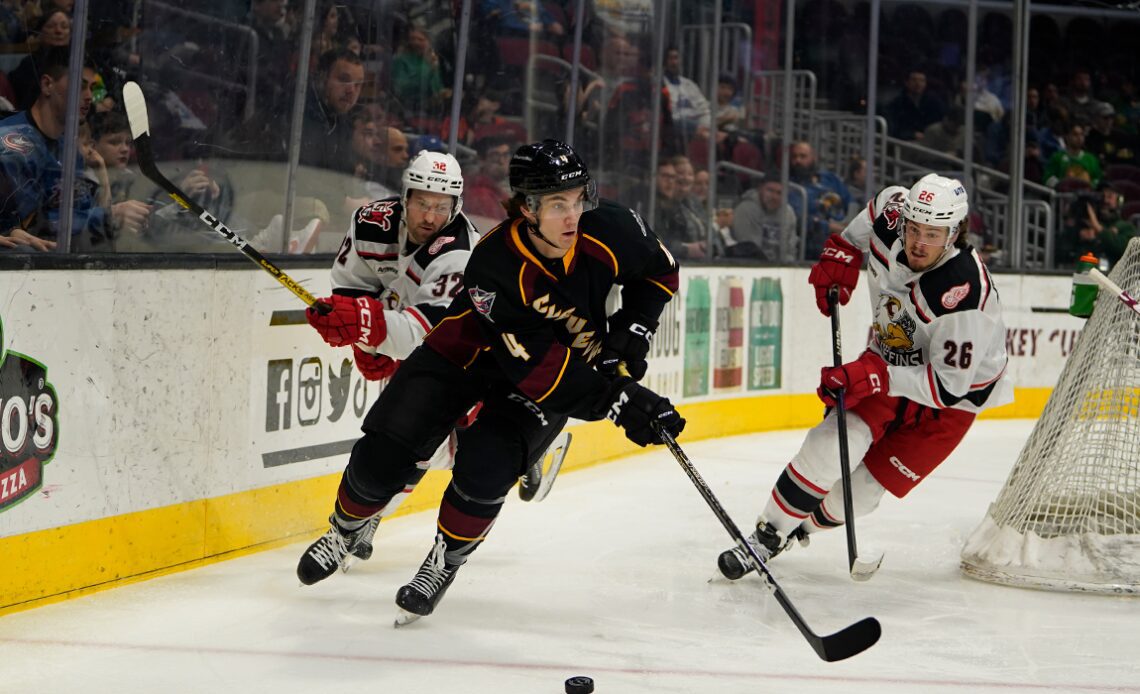 Monsters pick up point in 4-3 overtime loss to Griffins