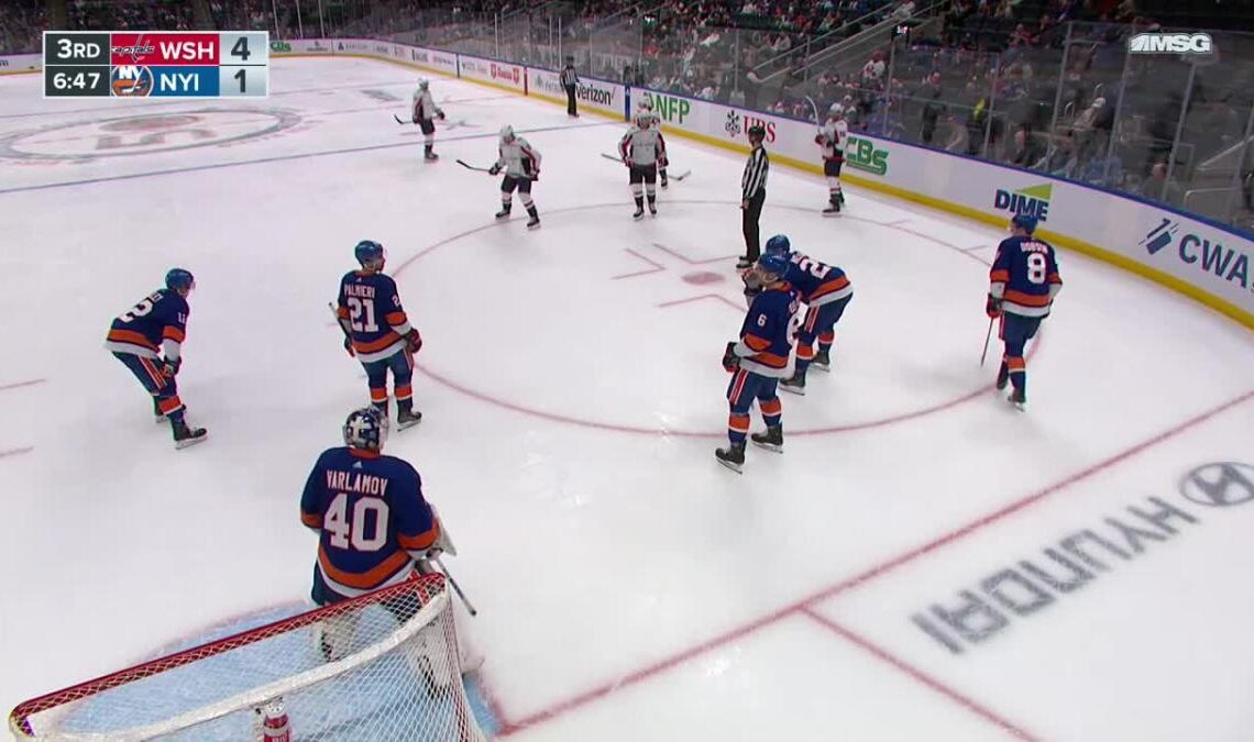 Nicklas Backstrom with a Goal vs. New York Islanders