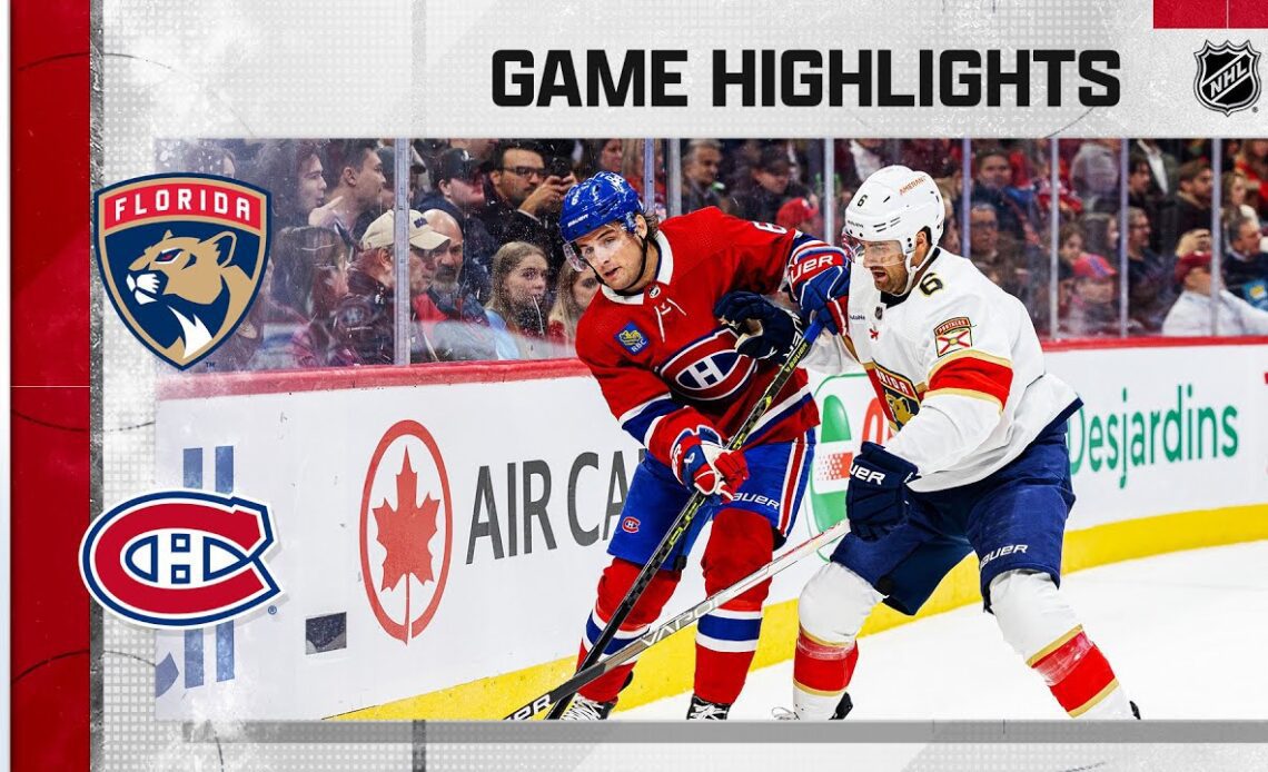 Panthers @ Canadiens 3/30 | NHL Highlights 2023