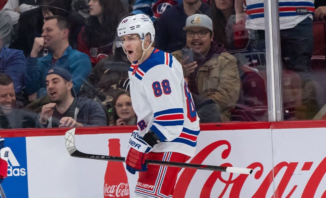 Patrick Kane scores #1 as a Ranger!