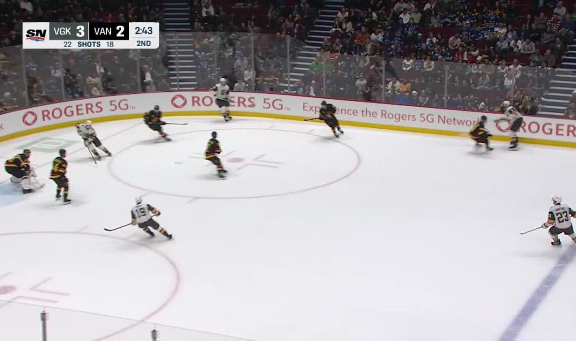 Pavel Dorofeyev with a Goal vs. Vancouver Canucks