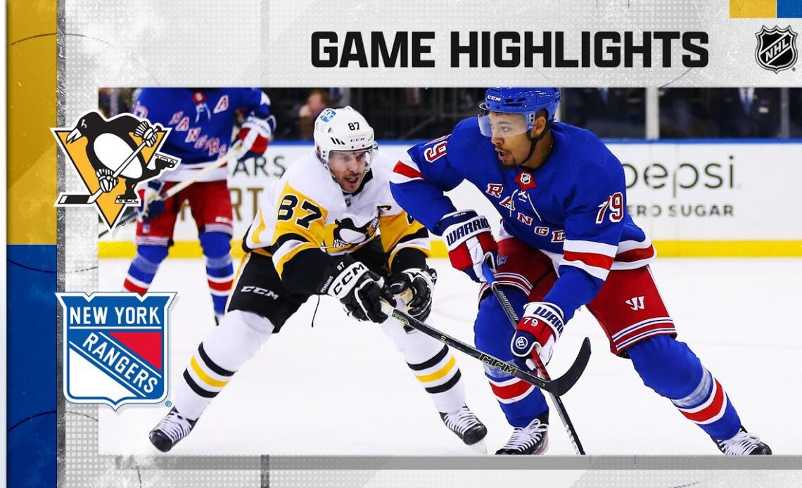Penguins @ Rangers 3/18 | NHL Highlights 2023